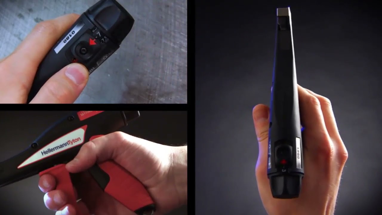 Hellerman   Manual cable tie gun  how to use EVO7 and EVO9 Trim
