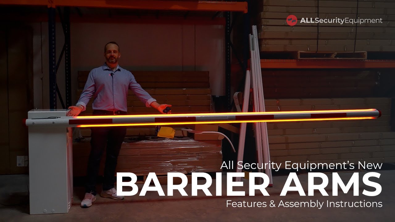 All Security Equipment's New Barrier Gate Arms and LED Lights: Complete Assembly Video Tutorial
