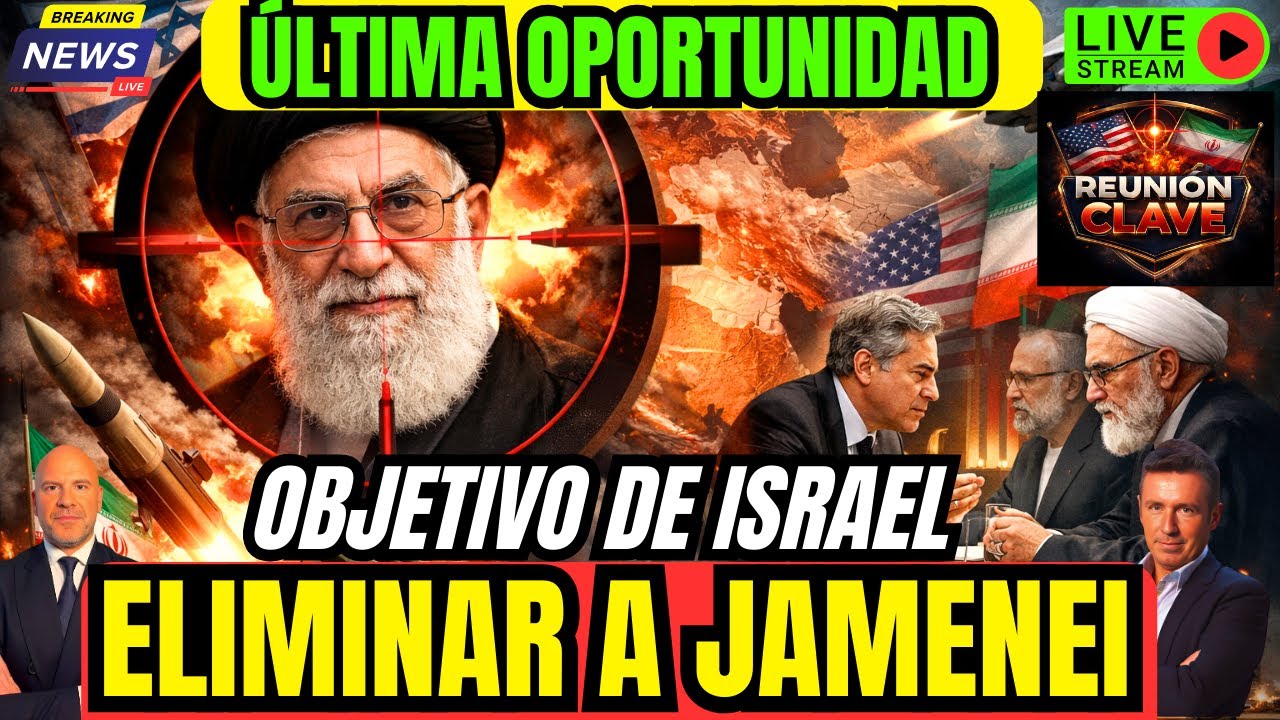 DIRECTO.ALERTA MÁXIMA.IRÁN AMENAZA CON ATACAR BASES EEUU.JAMENEI OBJETIVO DE ISRAEL.TRUMP EPSTEIN