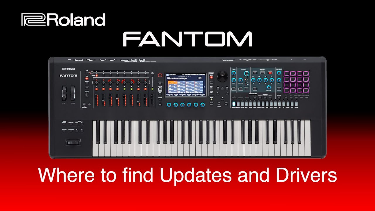 Roland FANTOM - Where to find Updates and Drivers