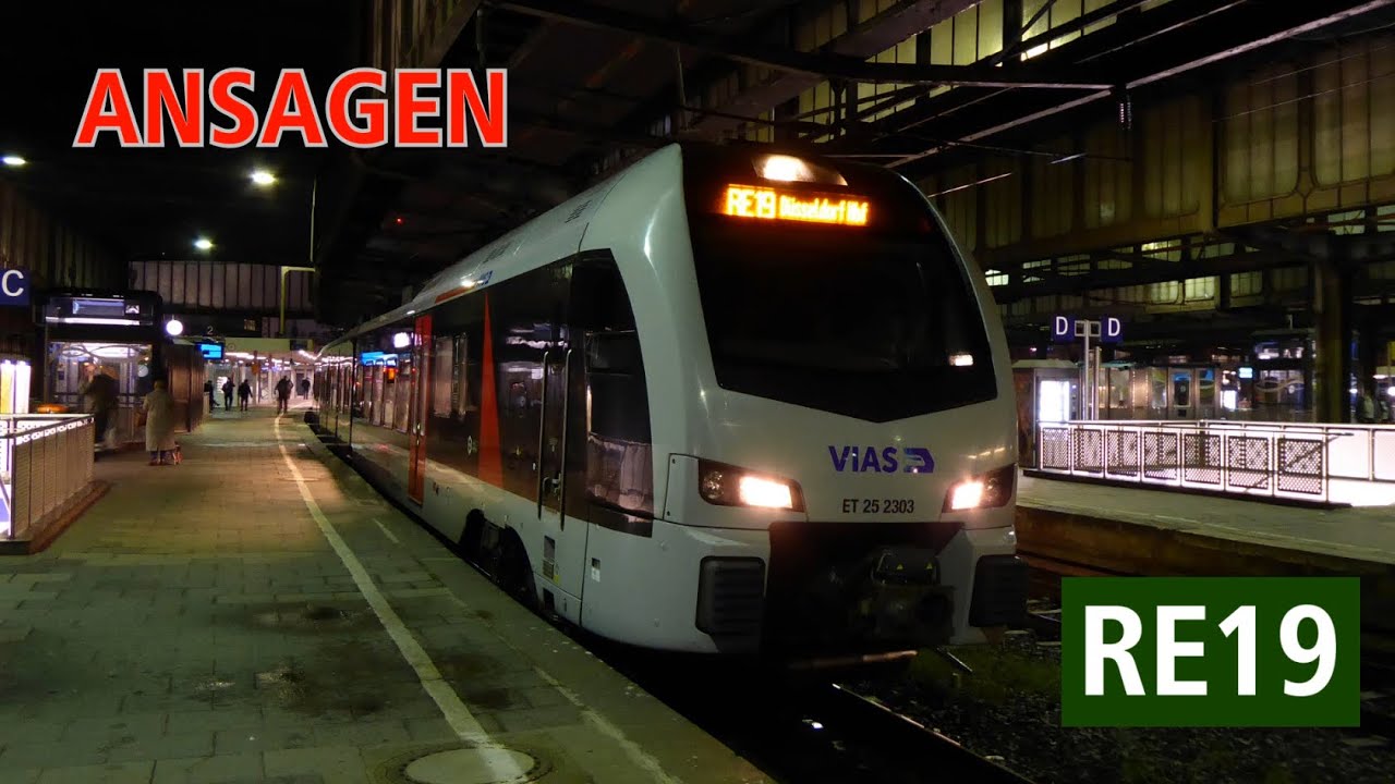 [VIAS] Ansagen aus dem RE19b Düsseldorf Hbf - Bocholt