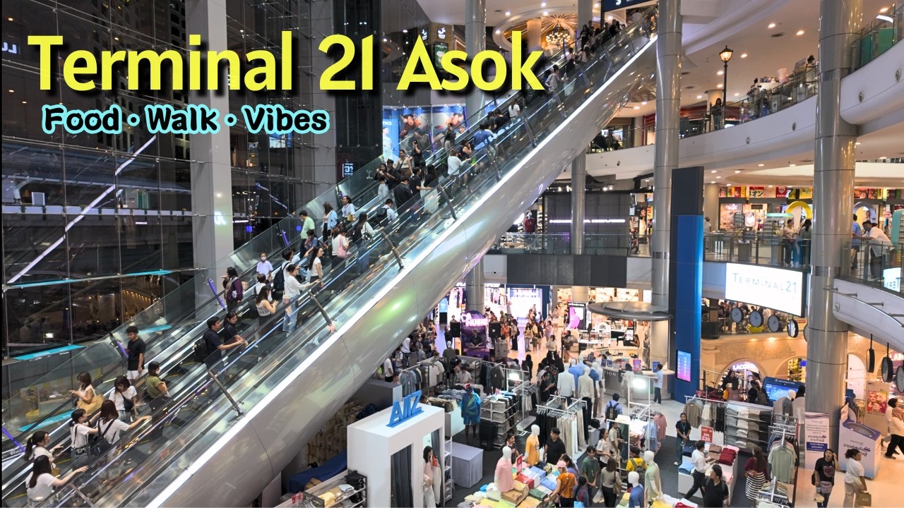 [Бангкок] Пятничный вечер в Terminal 21 Asok 🛍️ Шопинг, еда и атмосфера города