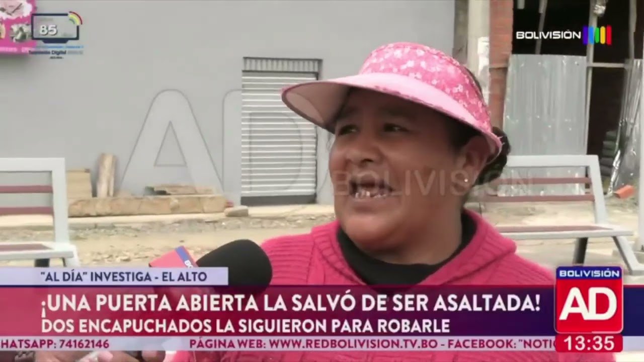 Una puerta abierta evitó el asalto contra una mujer