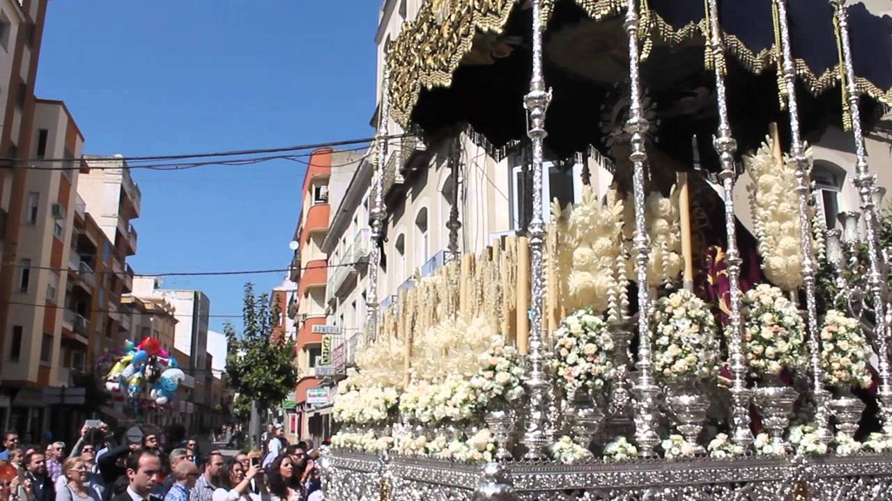 Virgen del Mayor Dolor en Corredera de San Marcos | Semana Santa Linares 2016 @AngelRescatero