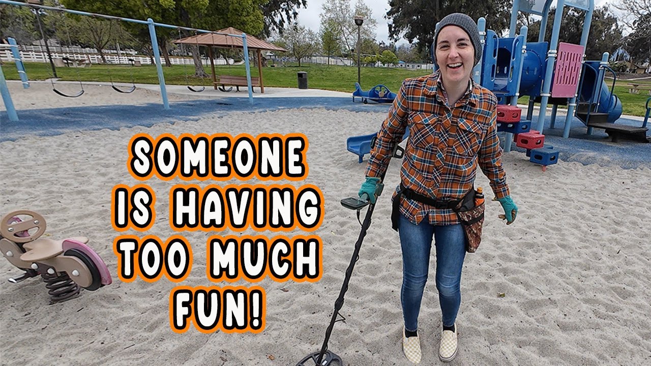 Why Christine Loves Metal Detecting Tot Lots!