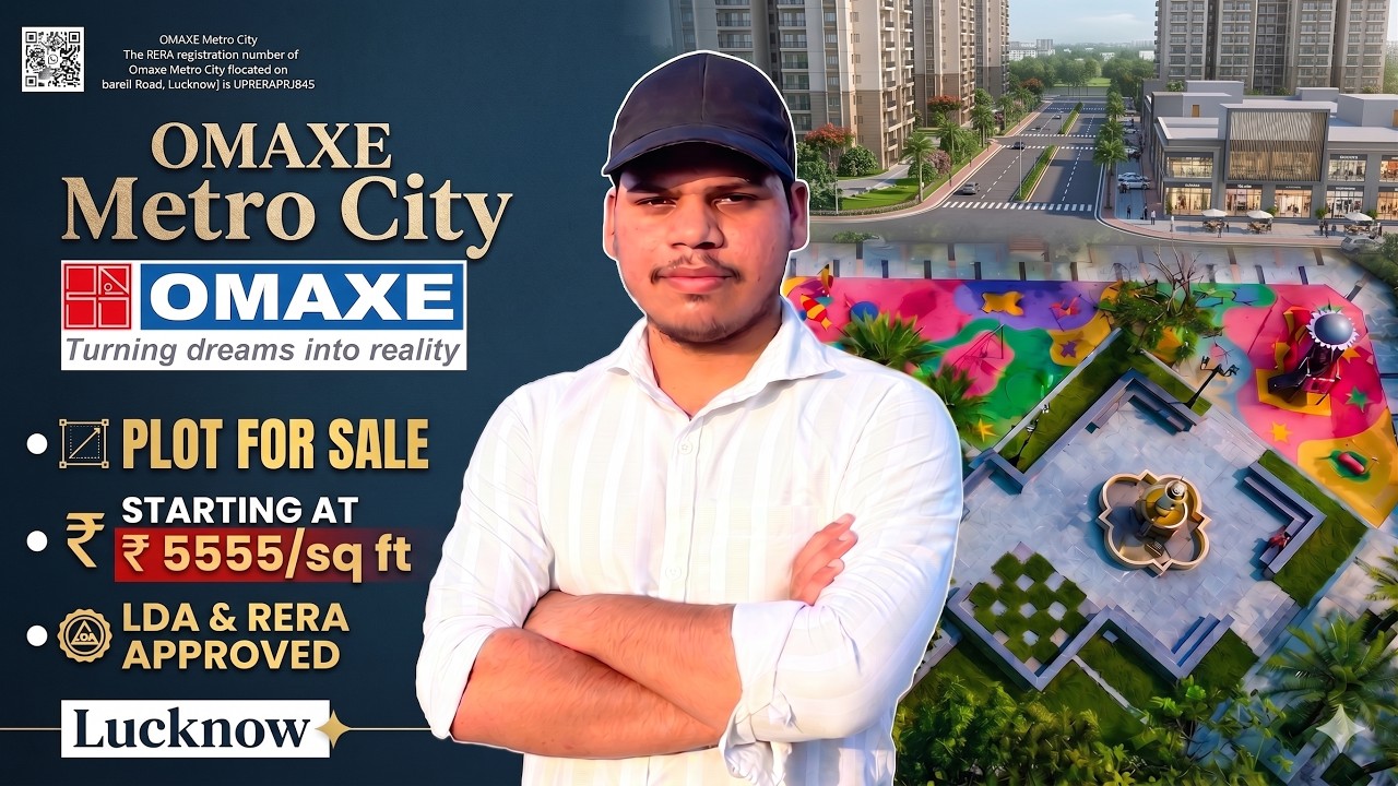 Hurry! Omaxe City Lucknow, LDA and RERA Approved Township, 90% of Plots Sold Out.