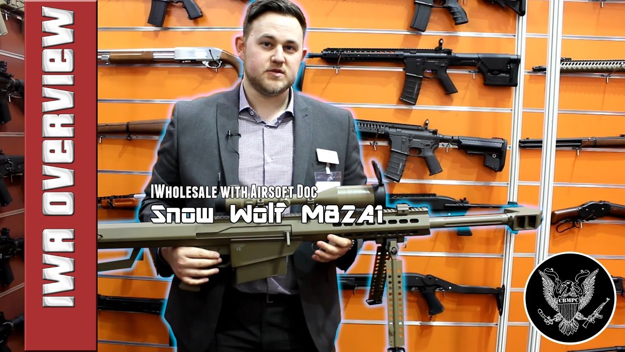 IWA 2017 - Snow Wolf M82A1 at I wholesale with Luke AKA AirsoftDoc