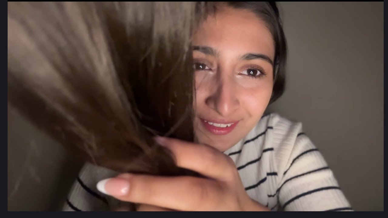 ASMR ft. Punjabi | brushing your hair , scalp massage 💆, oiling ( intense sleep 😴) 