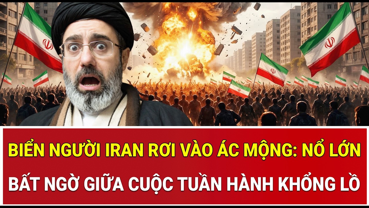 Biển người Iran rơi vào ác mộng: Nổ lớn bất ngờ giữa cuộc tuần hành khổng lồ