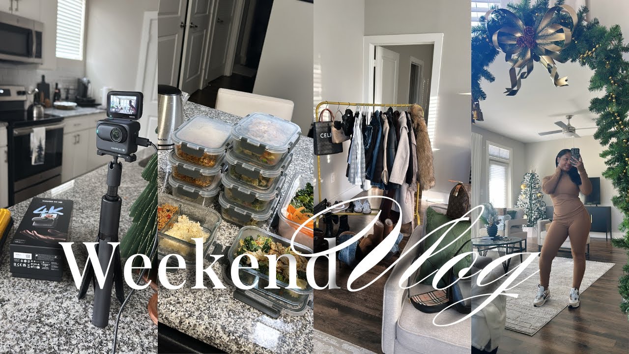 Vlog | Holiday Shopping, New Insta360 Go 3S Camera Footage, & Building My Winter Capsule Wardrobe