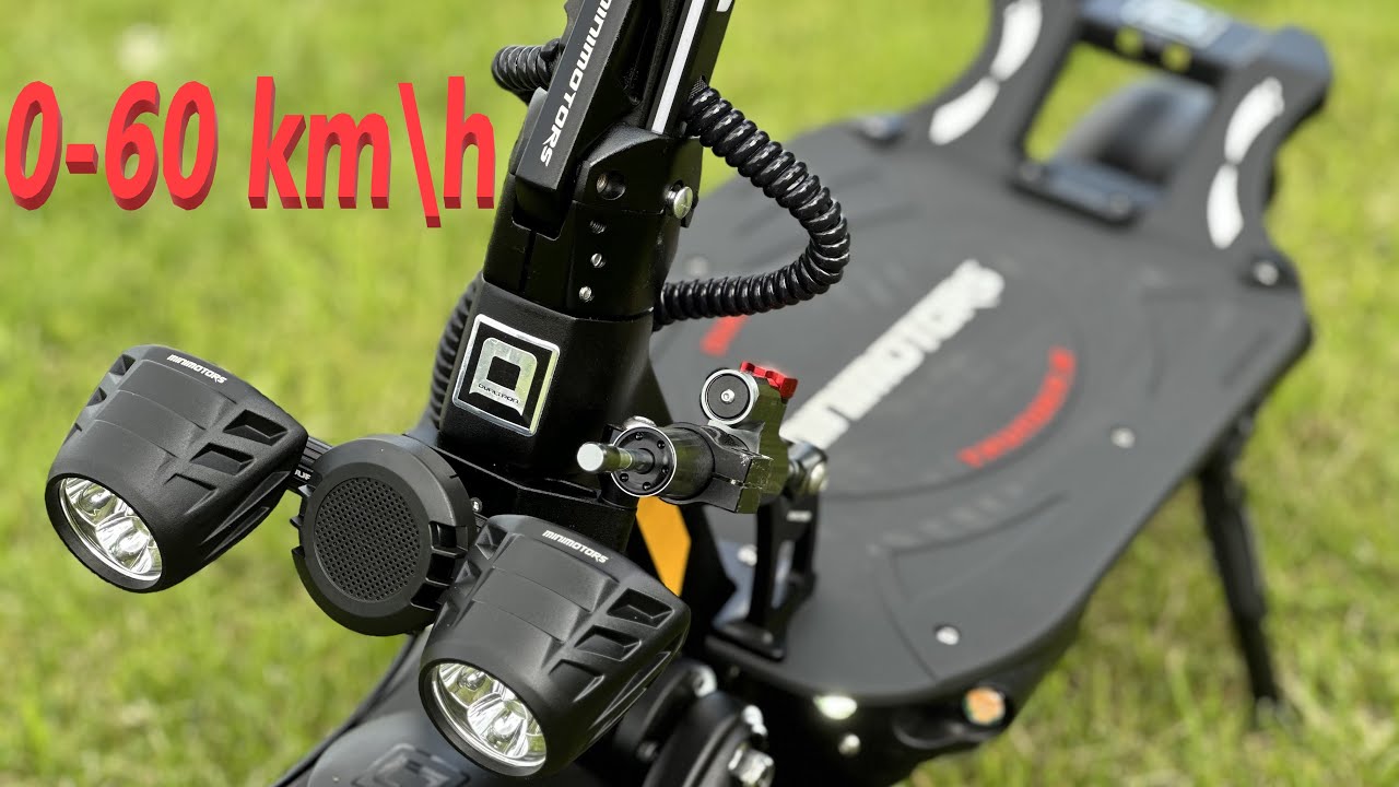 Dualtron Thunder 3 - динамика разгона 0-60 км\ч по Dragy