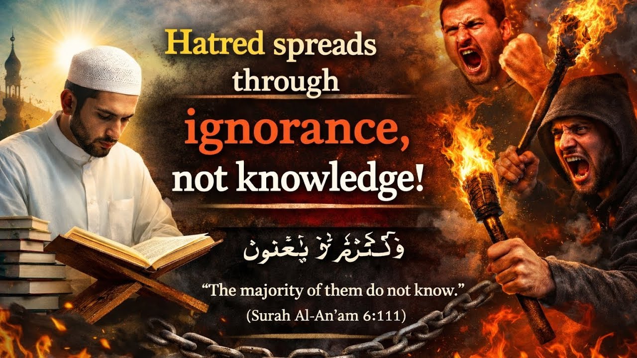 ঘৃণা কখনো জ্ঞানের মাধ্যমে ছড়ায় না | Hatred Never Spreads Through Knowledge 