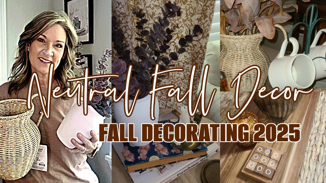 🍁NEW🍁 FALL DECORATE WITH ME || HOME DECOR HAUL || COZY FALL HOME INSPIRATION || ROBIN LANE LOWE