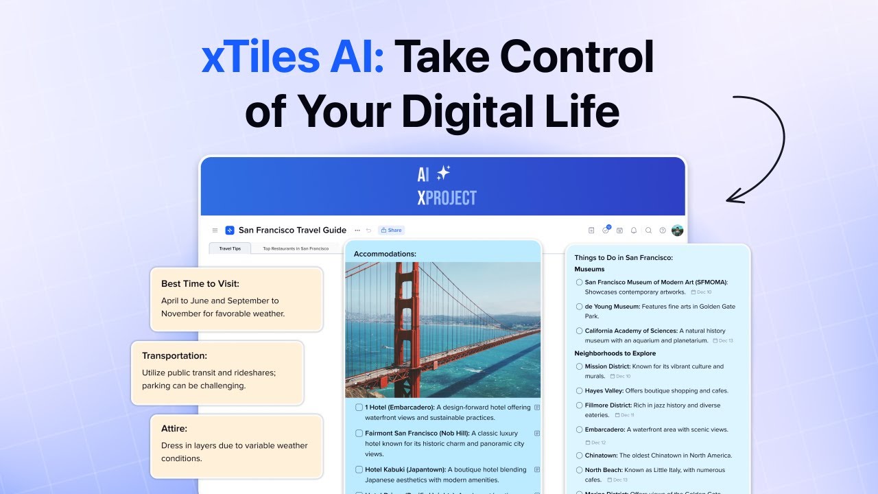 xTiles AI: Take Control of Your Digital Life