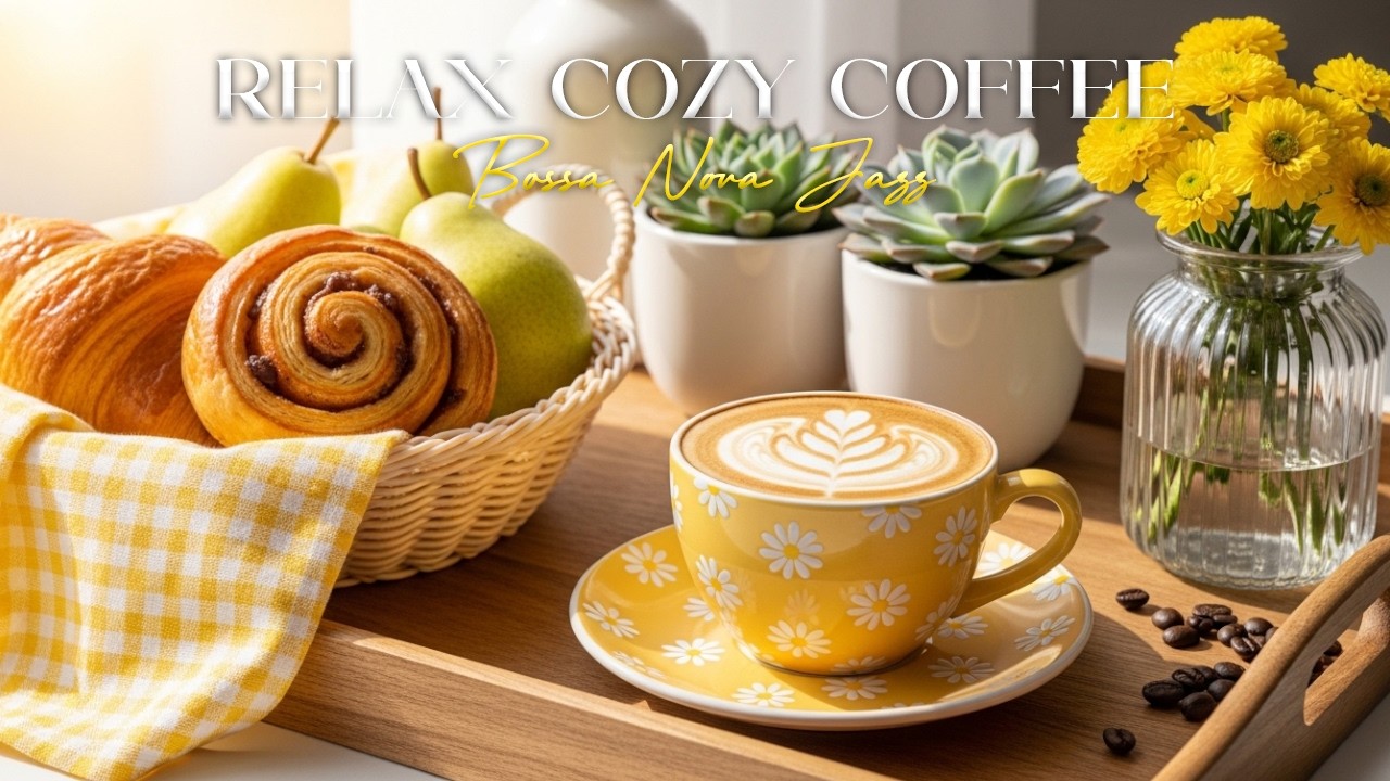 Cozy February Jazz Cafe ❄️ ☕ Smooth Bossa Nova 🎷 for Relaxation 🌙 & Focus 🎯