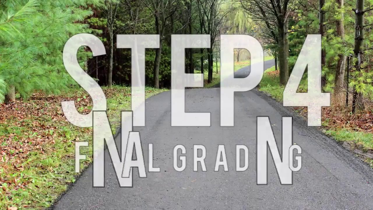 Gravel Driveway Services Process Video: Step 4 Final Grading