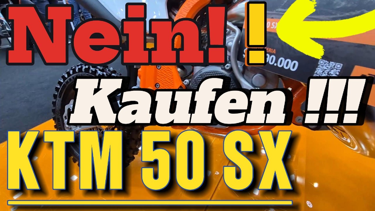 Die 5 wichtigsten Gründe, warum Sie KEINE KTM 50 SX kaufen sollten: Drei alternative Motorräder