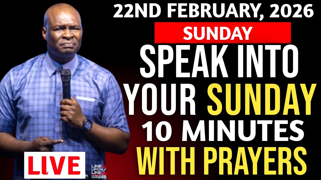 Sunday 22nd February,2026]Speak Into Early Morning Prayer | Spiritual Prayer-Apostle Joshua Selman