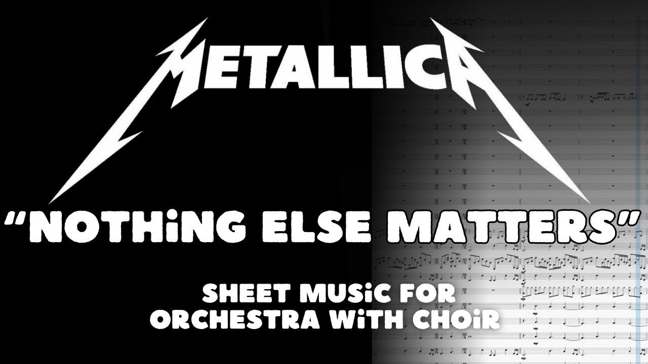 Nothing Else Matters - Metallica Sheet Music for Orchestra with Choir #metallica #orchestra #choir