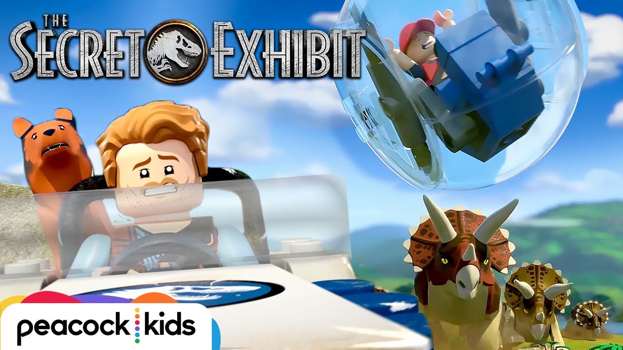 Gyrosphere on the Run | LEGO JURASSIC WORLD: THE SECRET EXHIBIT