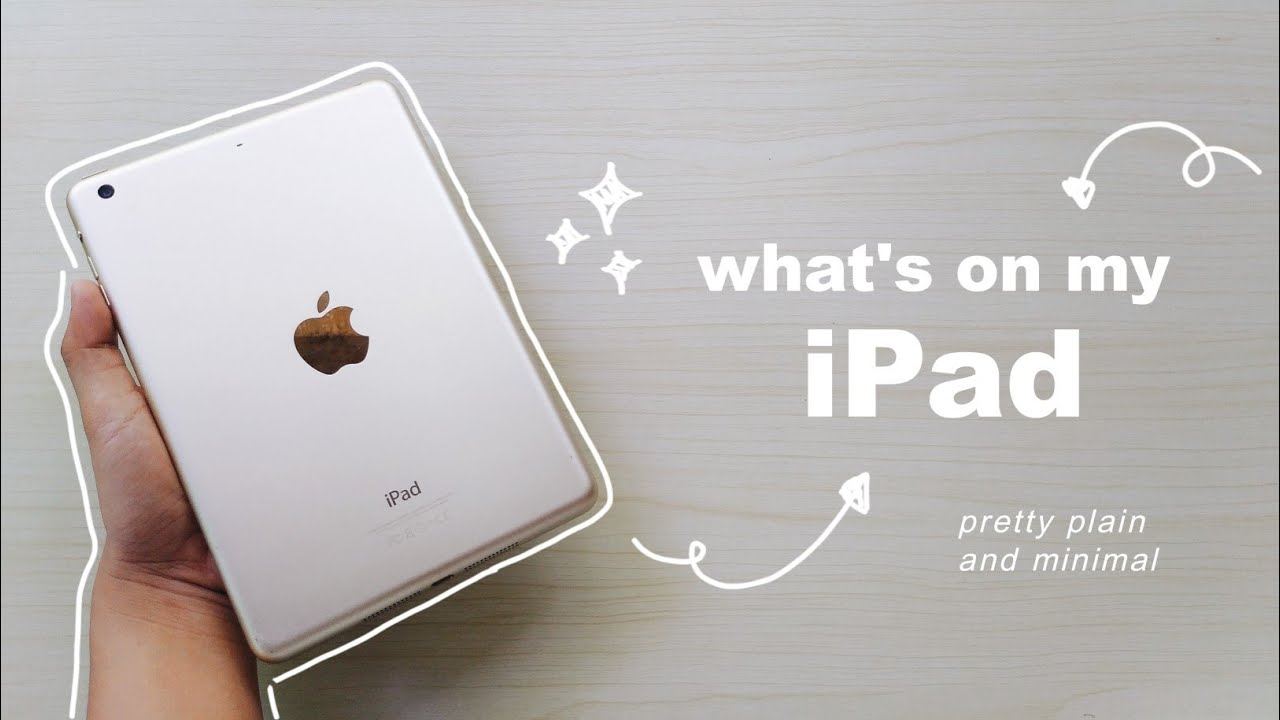 🪐 what's on my ipad - pretty simple and minimal ipad setup