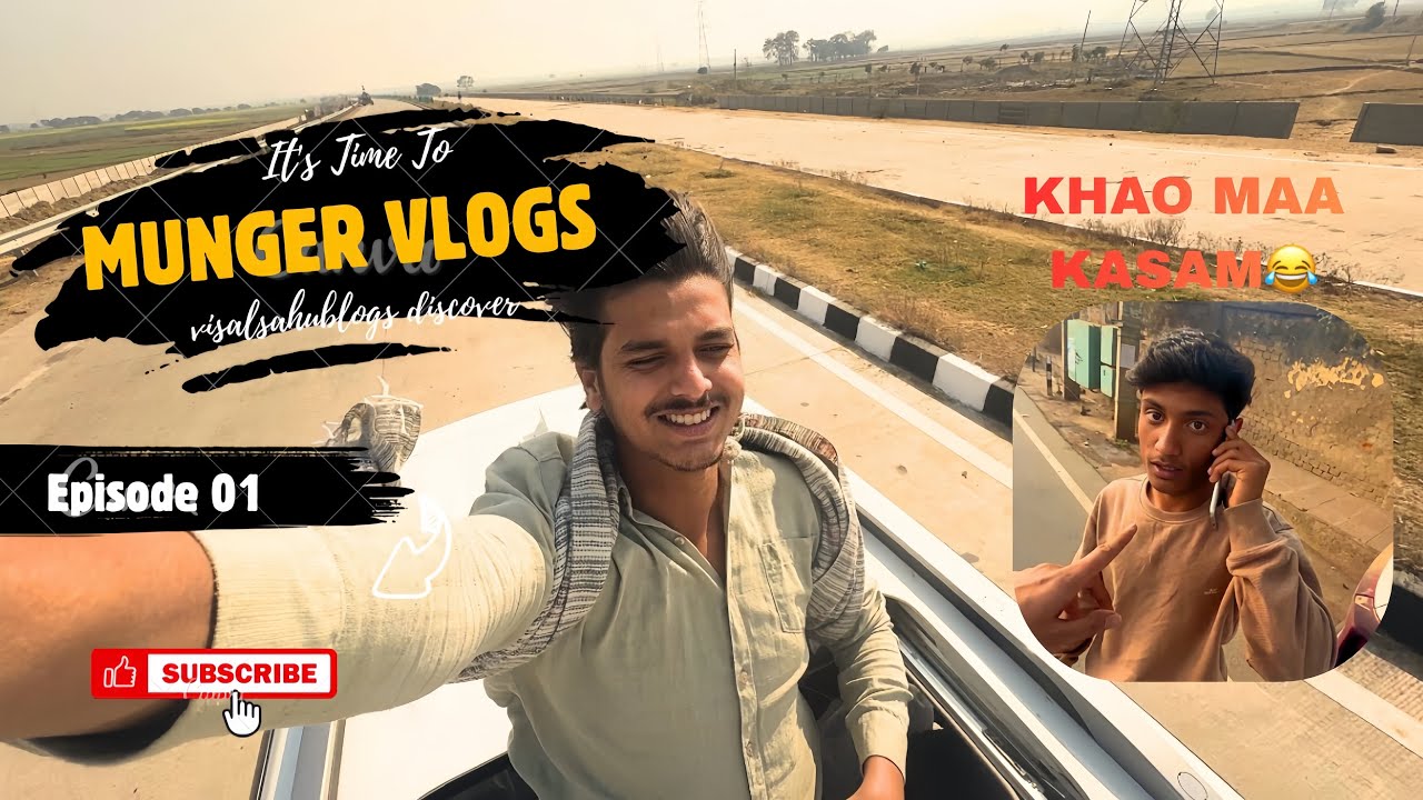 Exam Ke liye Dost ko Munger chorne nikle ||Raste bhar hasi, tension aur yaari 🔥😂 | #fullvlog