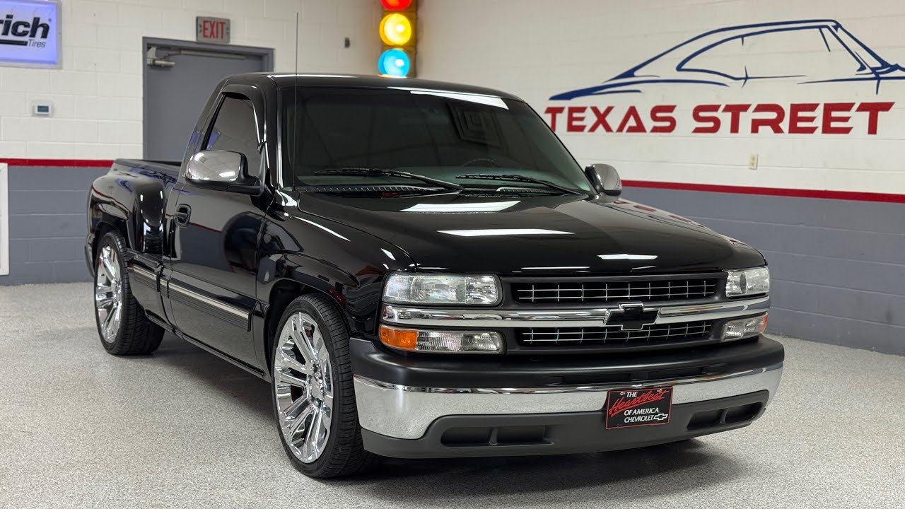 1999 Chevrolet Silverado NBS, Stepside, low mile, 5.3/Auto, 4/6” drop, bucket seats, SOLD