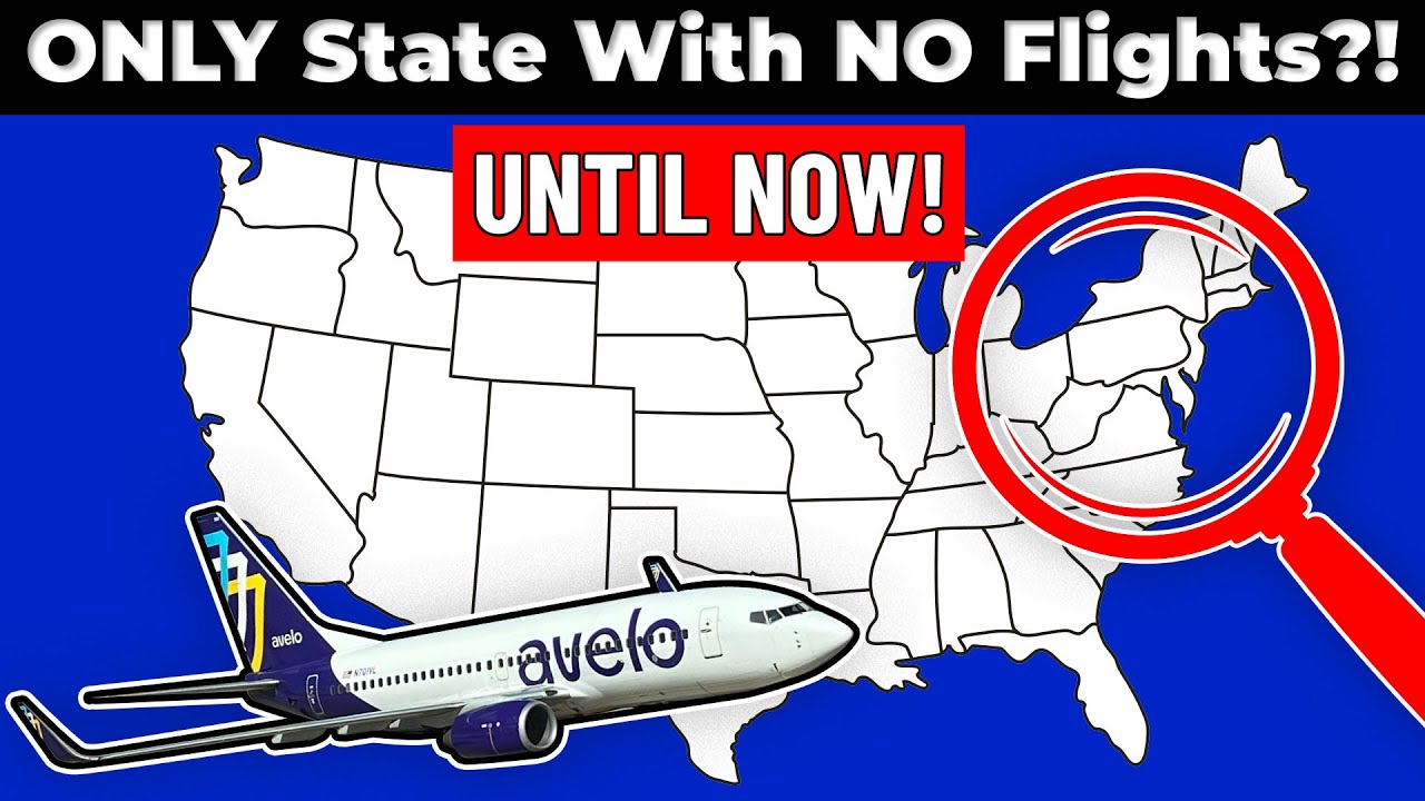First Flight from the ONLY STATE Without Flights (Avelo Airlines)