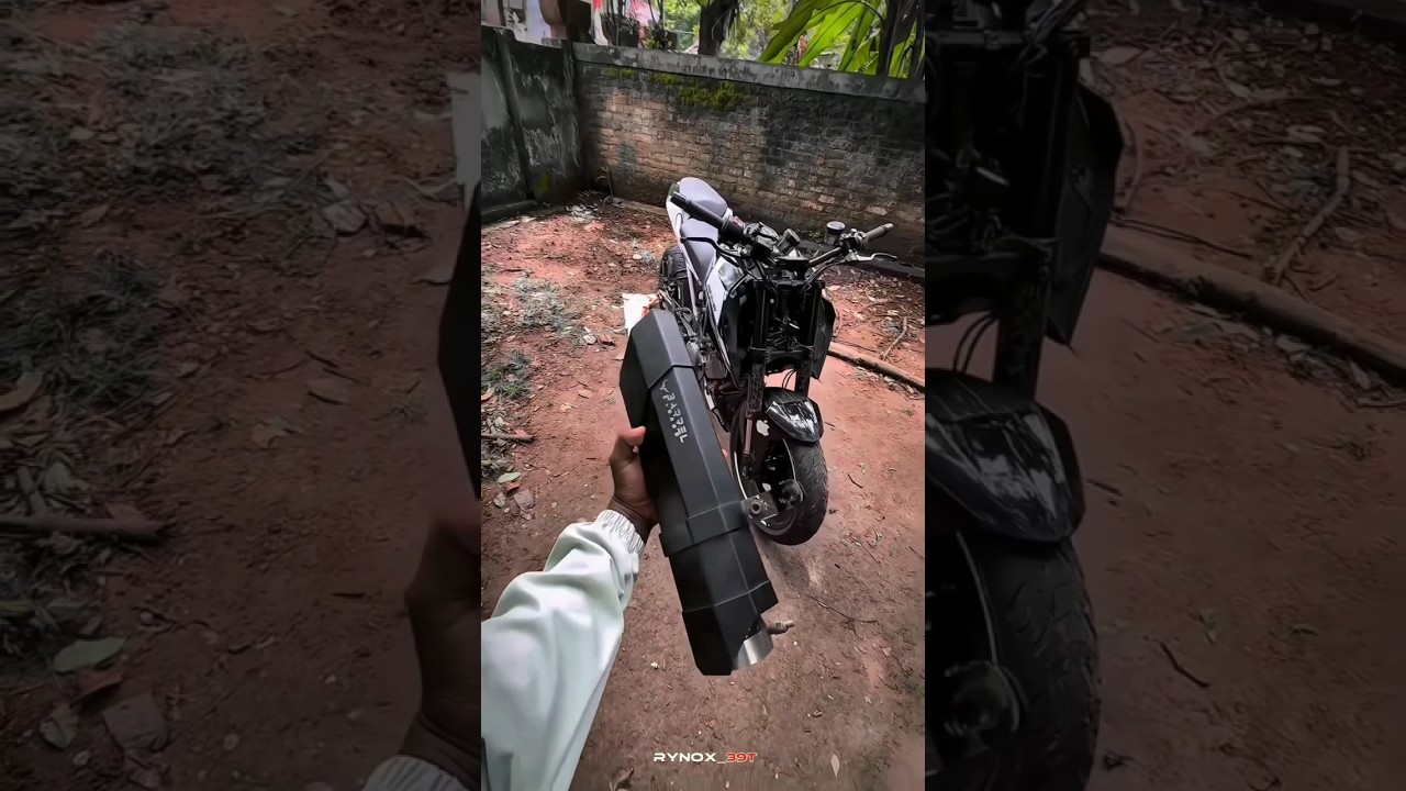 Gan Duke 390 New Exhaust 💨💥Ktm Duke New Modifiel 👽💣#shorts #ytshorts #duke390