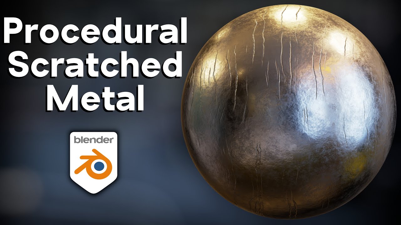 Procedural Scratched Metal Material (Blender Tutorial)