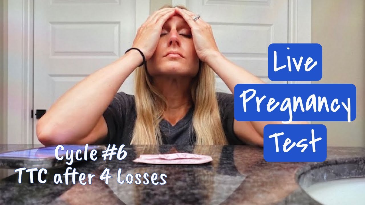 Live Pregnancy Test | TTC after 4 Losses Cycle #6