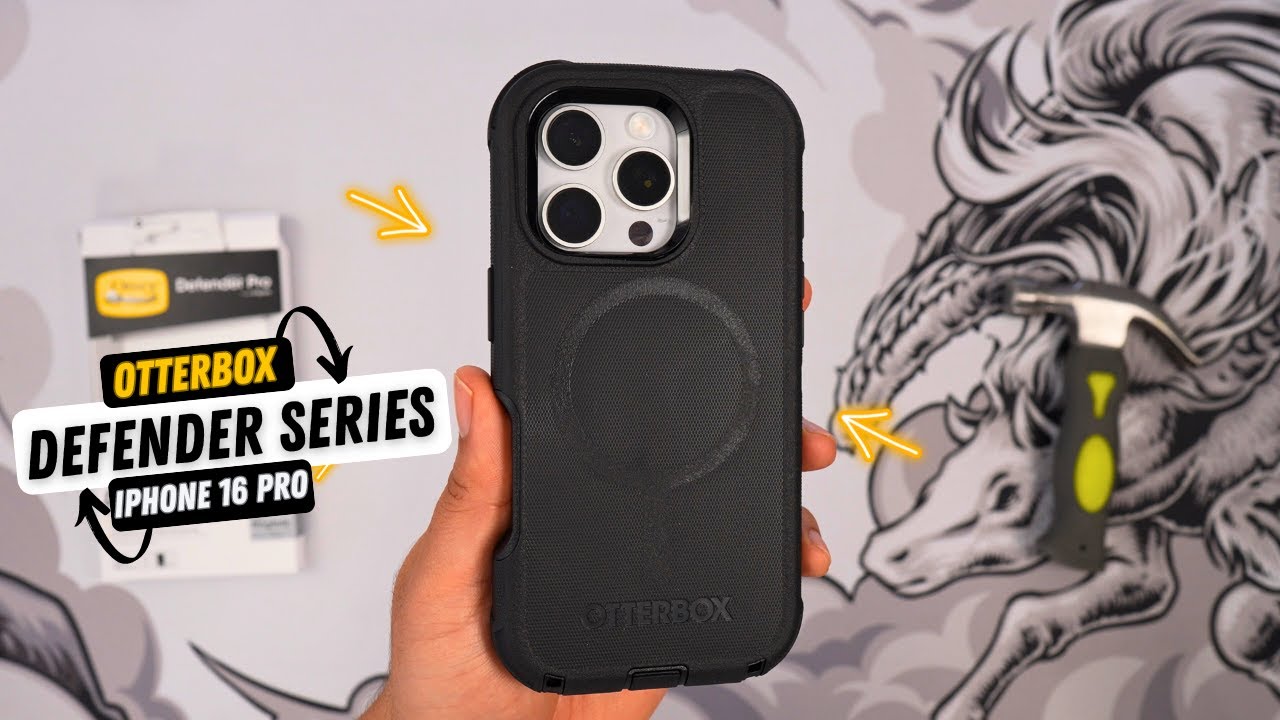 Чехол OtterBox Defender Series Pro для iPhone 16 Pro, черный