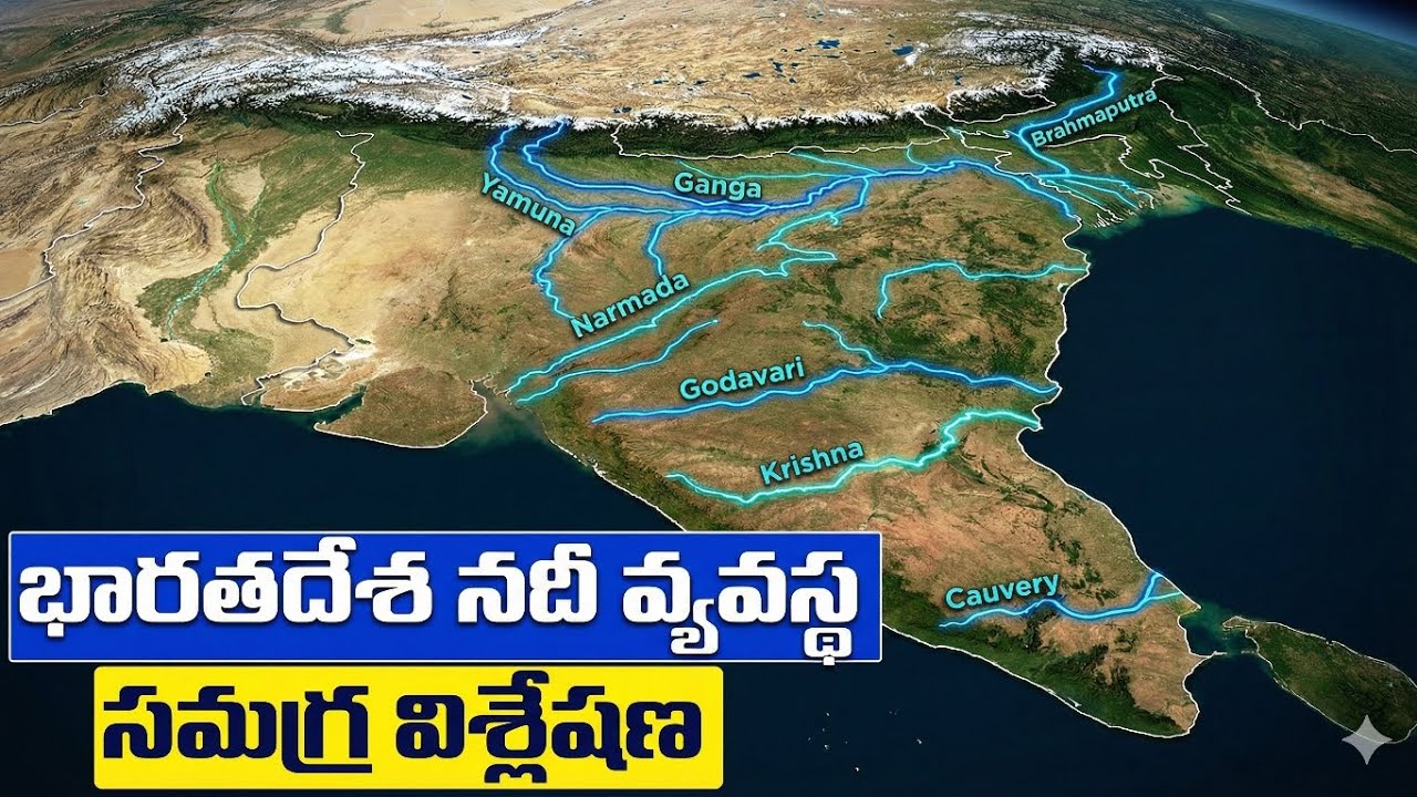 Indian River System | Himalayan & Peninsular Rivers | Complete Indian Geography Analysis