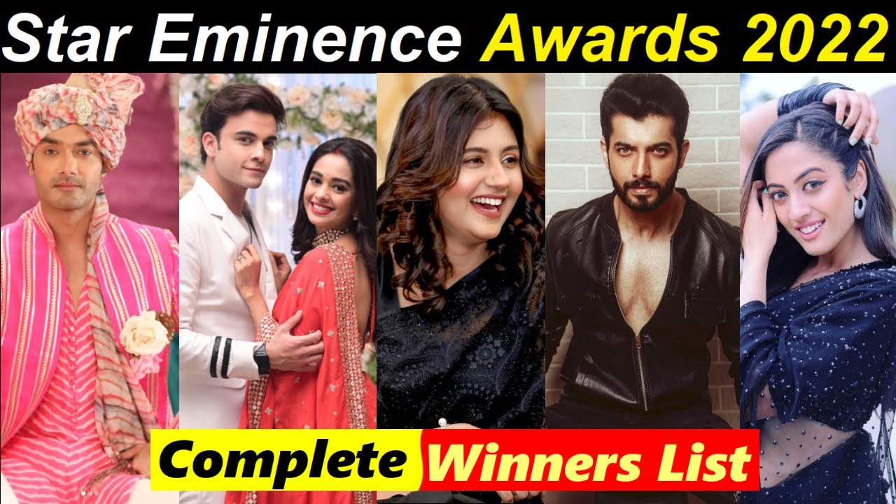 Winners List of Star Eminence Awards 2022 | Sharad Malhotra , Gauhar Khan , Anjali Arora & More