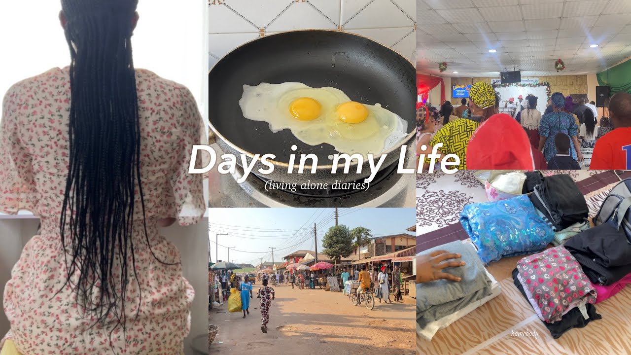 days in my life 🍳🧺 | living alone | life of a homebody in Nigeria | slice of life