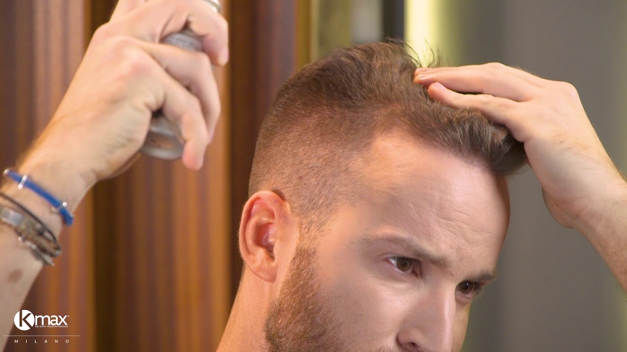 Kmax Tutorial - Come mascherare il diradamento dei capelli con Kmax Color Spray