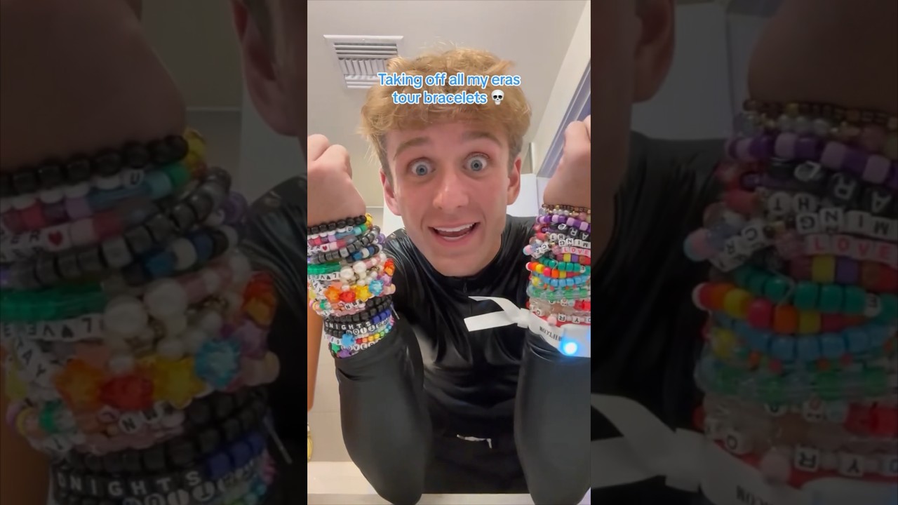 Counting my eras tour bracelets😃 w Carter Kench #shorts