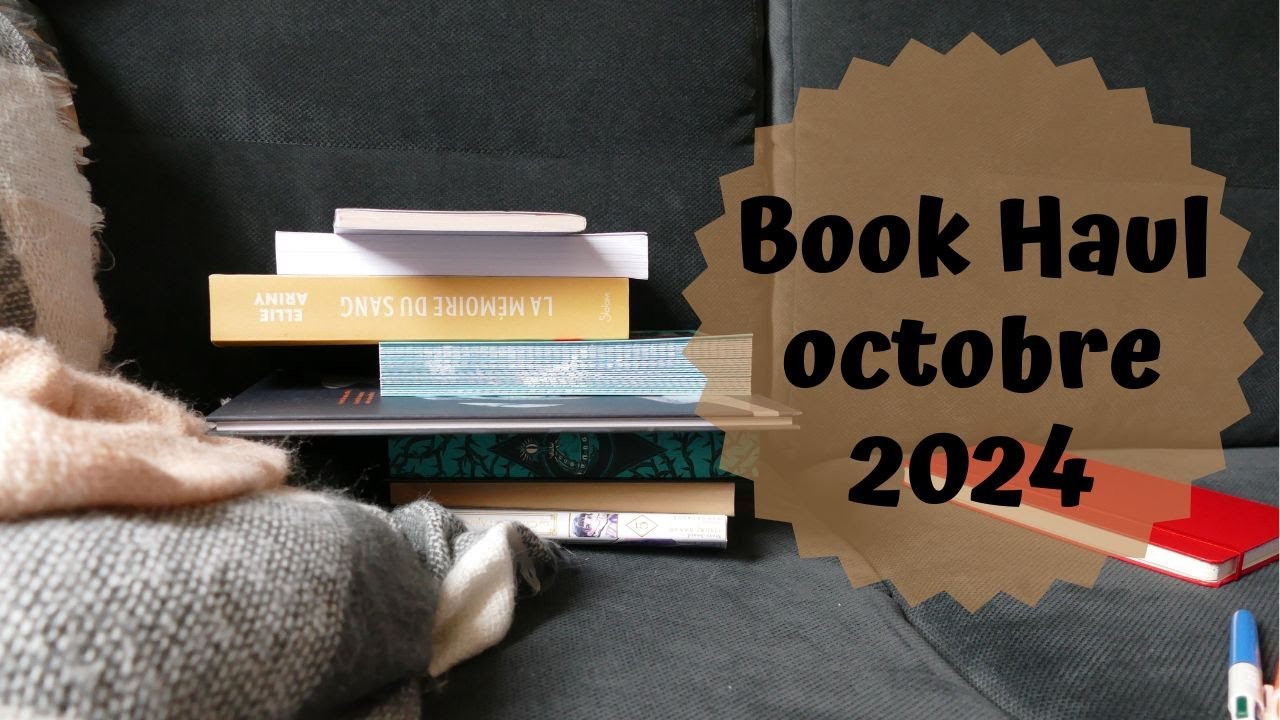 book haul octobre 2024