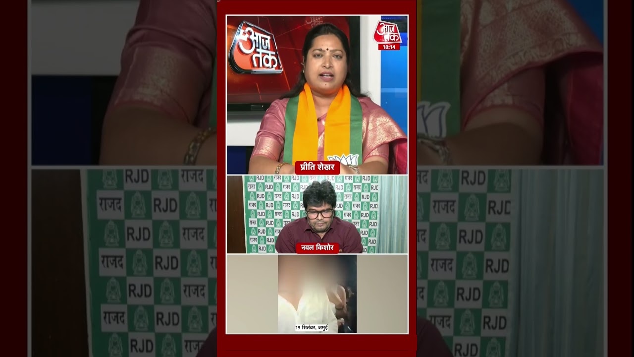 Anjana Om Kashyap | बिहार की पुलिस गमछे का रंग देखकर कार्रवाई नहीं करती'- Preety Shekhar #hallabol