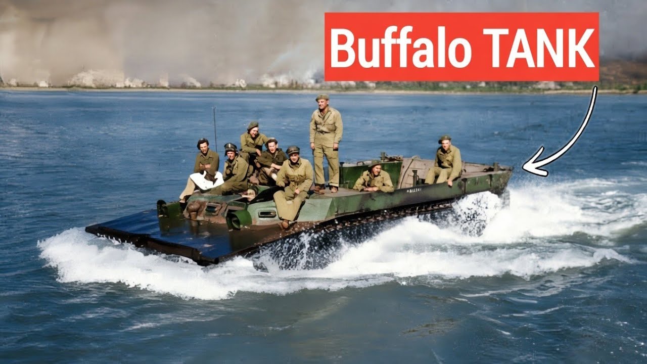 Why This ‘Borrowed’ American Vehicle Made the Rhine River Easy to Cross - LVT-4 Buffalo