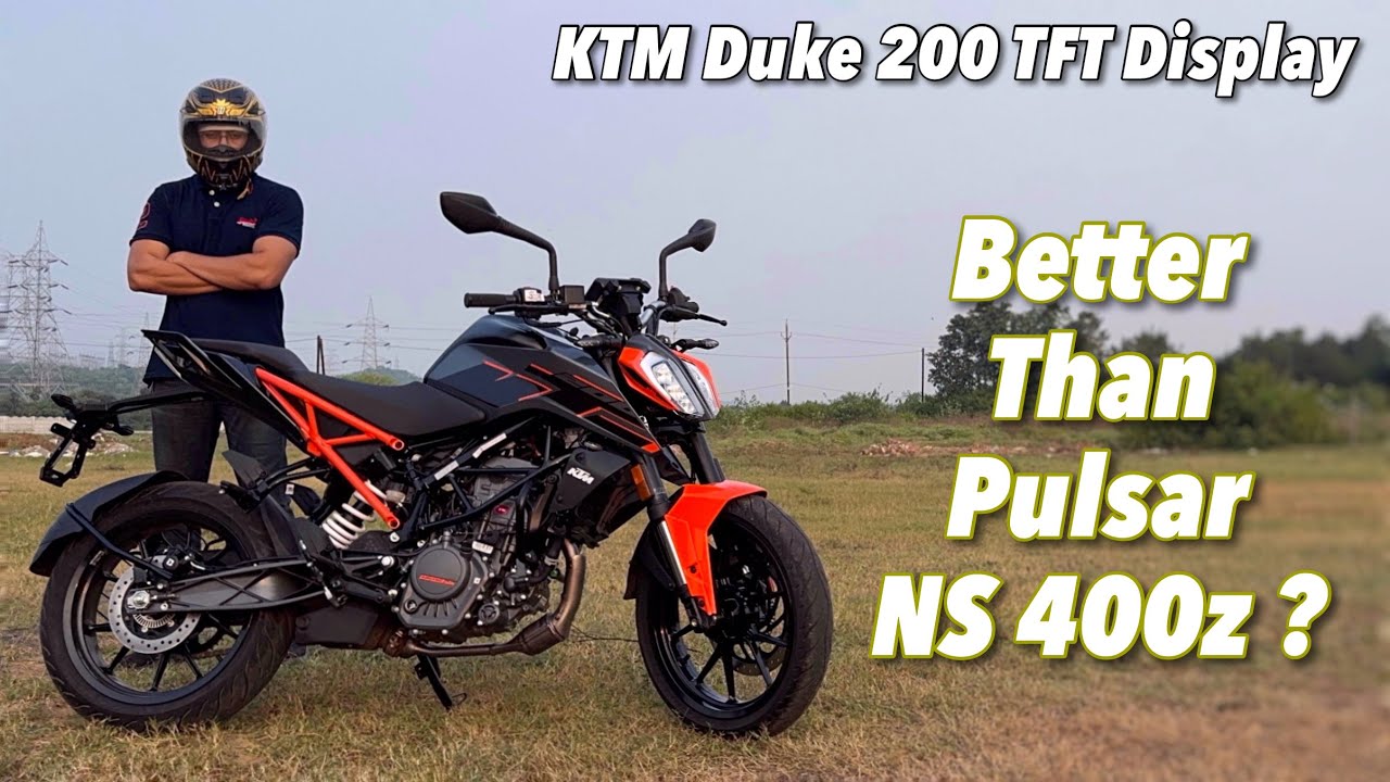 2024 KTM Duke 200 TFT Display Review - Better Than Bajaj Pulsar NS 400z ??