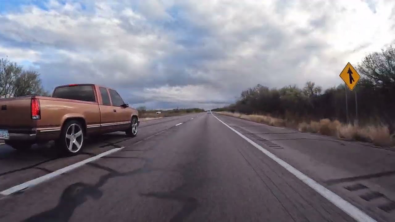 Driving To Mexico Border Wall In Nogales, Arizona 4K