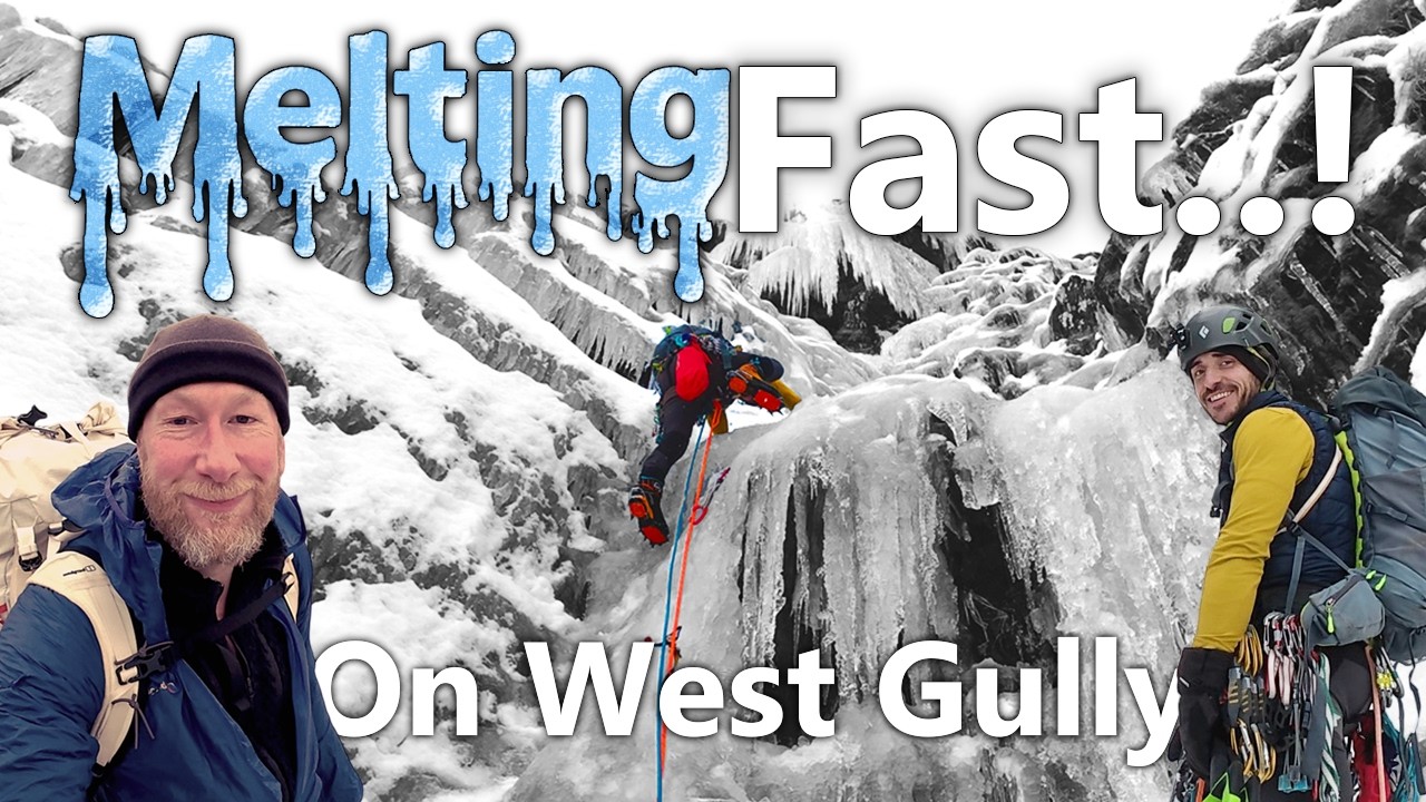 Melting Ice on West Gully | Beinn Udlaidh