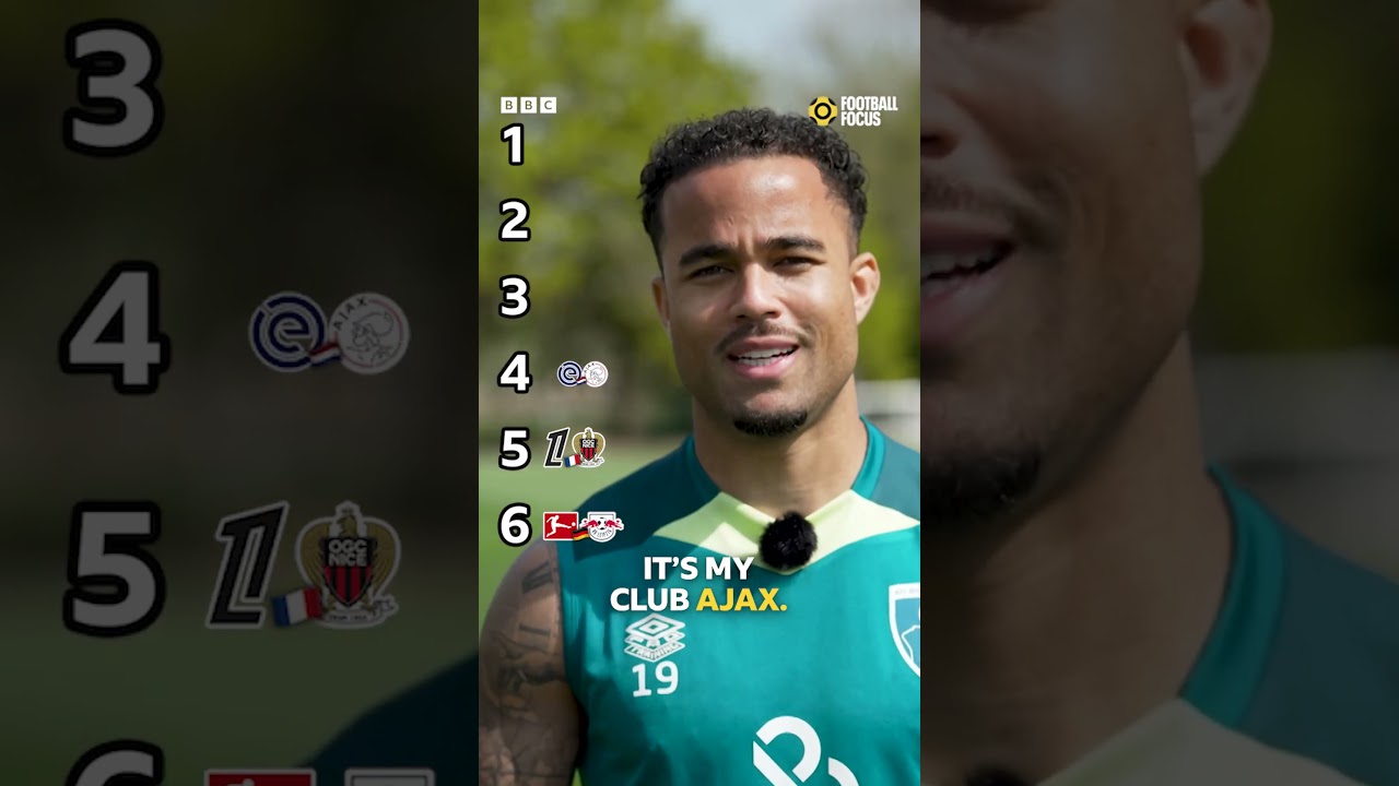 Justin Kluivert ranks Europe's best football leagues | BBC Sport #shorts