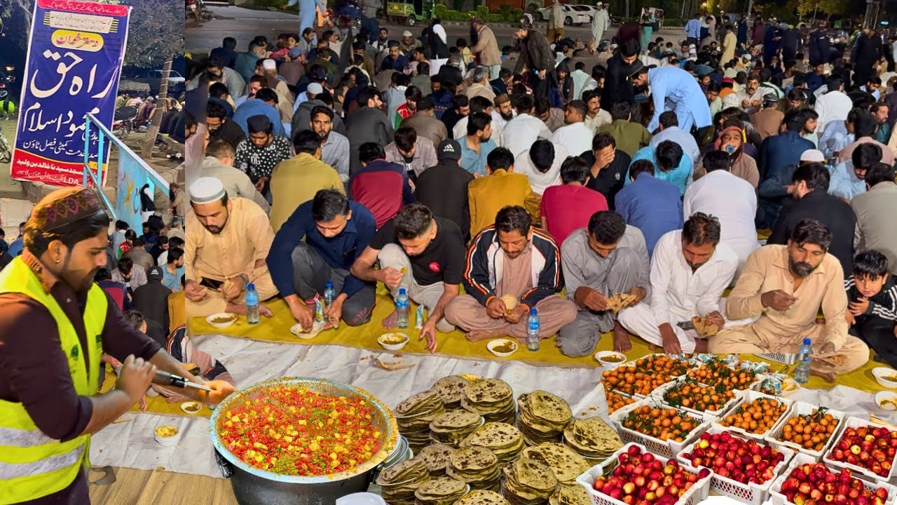 GRAND RAMADAN SEHRI 2025 IN LAHORE | FREE FOOD FOR 800+ PEOPLE | BEST RAMADAN STREET FOOD PAKISTAN