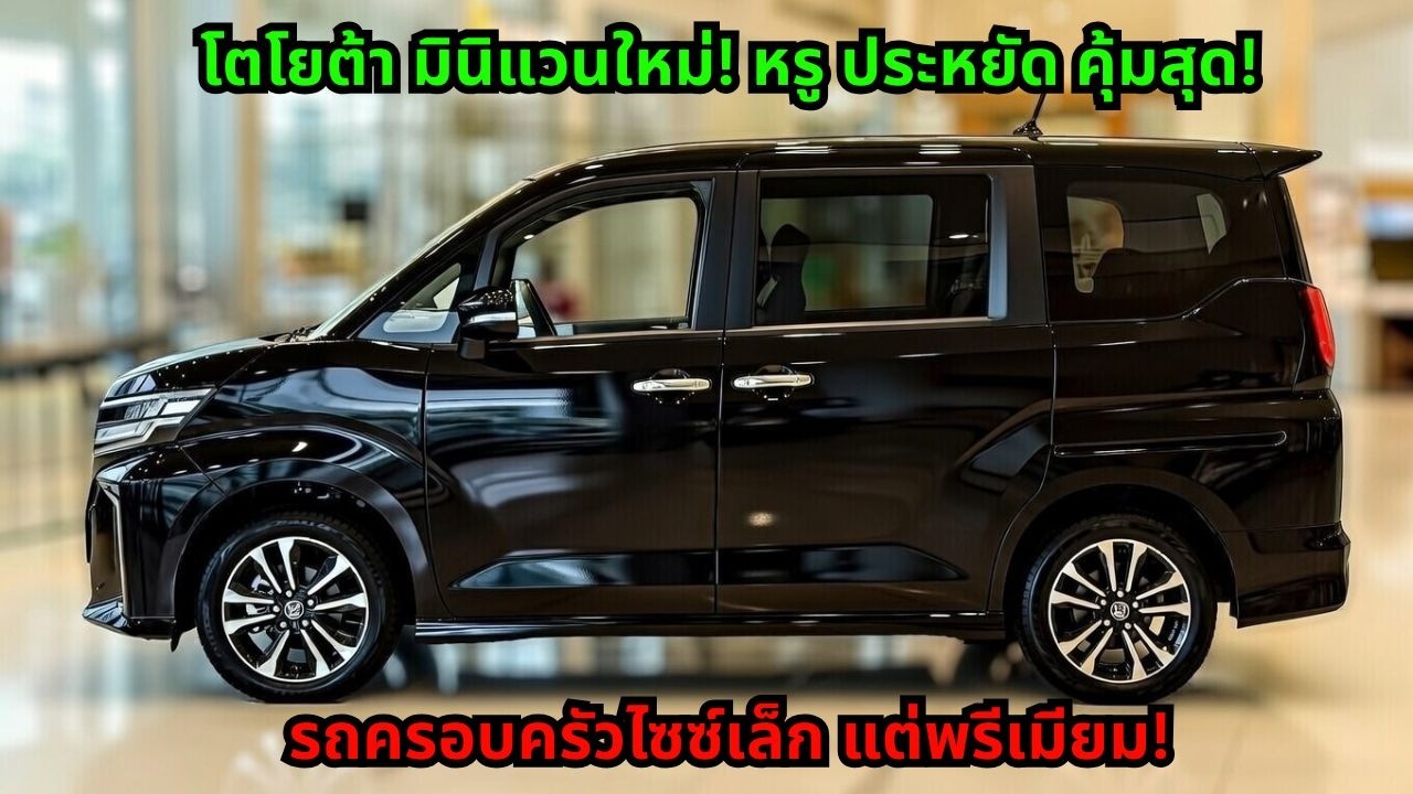 【ช็อกวงการ】มินิแวนโตโยต้า 760cc ไฮบริด แรงเทียบ 2.5 ลิตร!