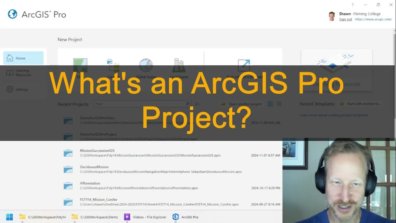 Основы проектов ArcGIS Pro.