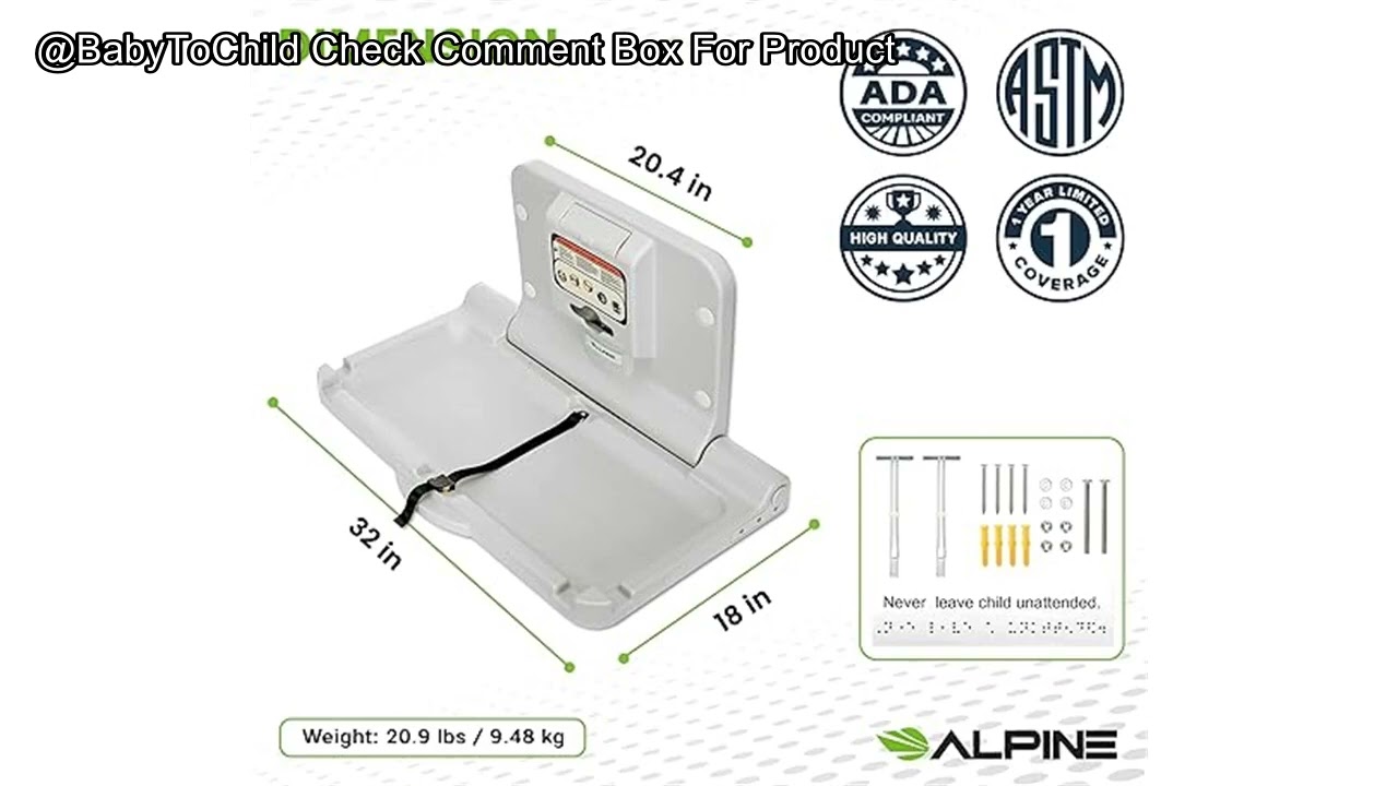 Alpine Wall Mounted Baby Changing Station Review: Is It Worth the Investment for Your Space?
