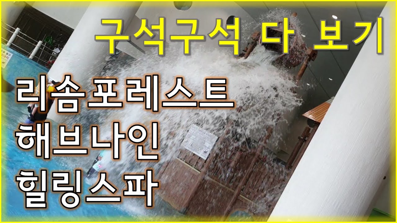 리솜포레스트 해브나인 힐링스파 시설 구석구석 다 보기