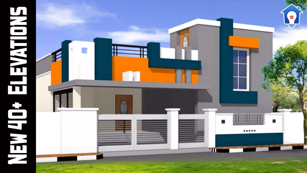 New 40 All facing Single floor House elevations | Single floor home front designs | House Ideas